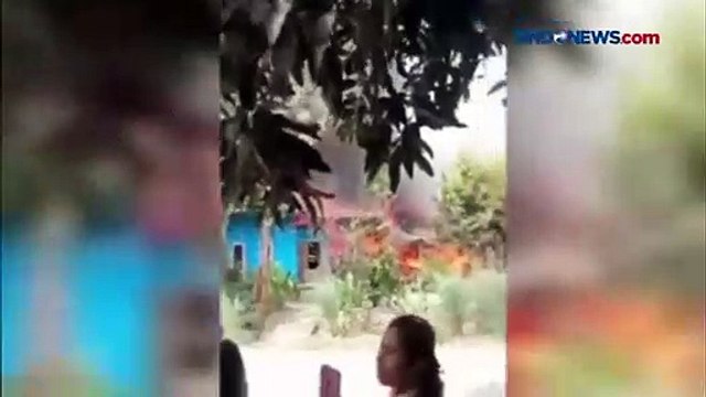 3 Rumah Hangus Dilalap Api di Tanjung Morawa, Pemilik Histeris