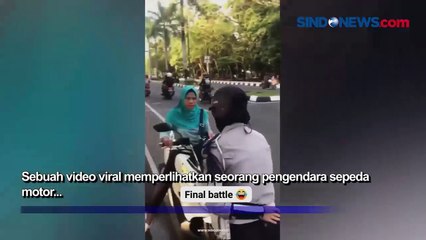 Emak-emak Lawan Arah, saat Ditegur Petugas Dishub Malah Ngamuk