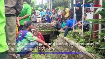 Ambil Bola dalam Selokan, Bocah Hilang Terseret Arus Banjir di Lombok