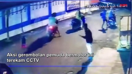 Aksi Brutal Geng Motor Meresahkan Warga di Cirebon