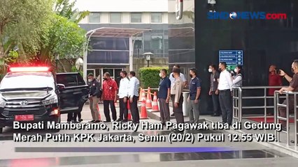Ricky Ham Pagawak Tiba di Gedung KPK Jakarta, Lambaikan Tangan ke Awak Media
