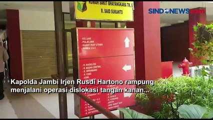 Kapolda Jambi Rampung Jalani Operasi Dislokasi Tangan Kanan