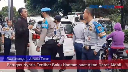 Parkir di Bahu Jalan, Petugas Nyaris Terlibat Baku Hantam saat Akan Derek Mobil di Rawamangun