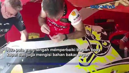 Beginilah Suasana di Dalam Paddock F1 Powerboat Danau Toba