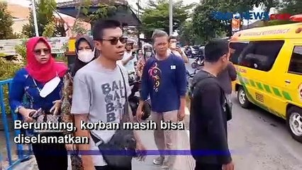 Lansia Jatuh ke Aspal Akibat Pakaian Terlilit Rantai Motor di Blora