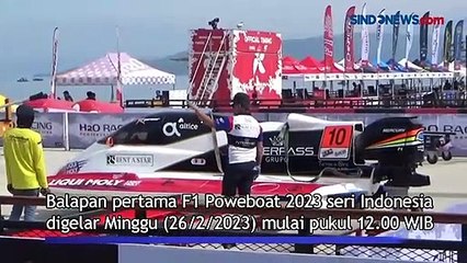 Jelang Balapan Pertama, Penonton  Padati Venue F1 Powerboat 2023 di Danau Toba