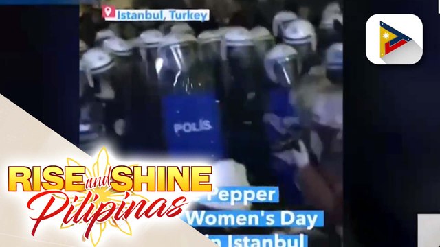 Women's Day Protest sa Istanbul, Türkiye, nauwi sa tensiyon sa pagitan ng mga demonstrador at mga pulis