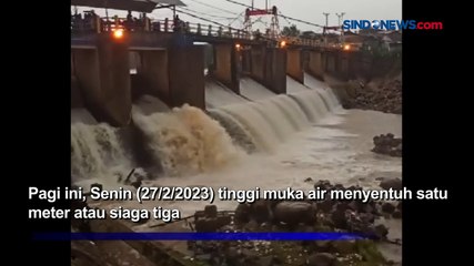 Status Bendung Katulampa Kembali Naik Siaga 3