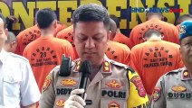Dua Bulan Terakhir, 29 Tersangka Kasus Narkoba Diringkus Polisi di Cirebon