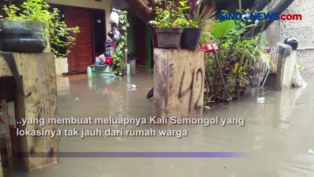 Hujan Deras Puluhan Rumah Warga Tegal Alur Terendam Banjir, Pengurus RT Siapkan Lokasi Pengungsian