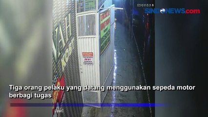 Nekat! Pencuri Motor di Medan Beraksi saat Hujan Deras