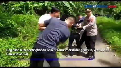 Kejar-Kejaran Pelaku Curanmor, Polisi Tangkap Anak Seorang Kakon di Tanggamus