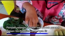 Sensasi Makan Pempek Pelangi Berbahan Sayuran dan Buah