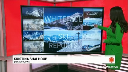 Your weekend ski forecast from California to Vermont
