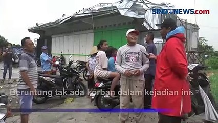 Klaten Diterjang Angin Puting Beliung, Sejumlah Toko dan Kios Rusak