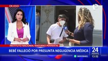 Bebé falleció en la Maternidad de Lima y padres denuncian presunta negligencia médica