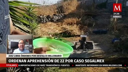 Juez ordena aprehensión de 22 personas por desfalco a Segalmex
