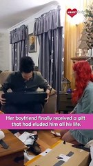 Girlfriend Surprises Boyfriend With His Dream Gift || Heartsome