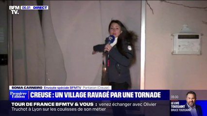 Tornade dans la Creuse: "Une énorme boule de vent tournoyante a dévasté les trois quarts du bourg"