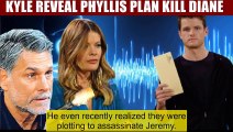 The Young And The Restless Spoilers Kyle overhears Phyllis and Jemery's plan to