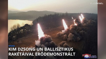 Kim Dzsong Un ballisztikus rakétáival demonstrált erőt