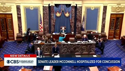 Mitch McConnell hospitalized after suffering concussion in fall