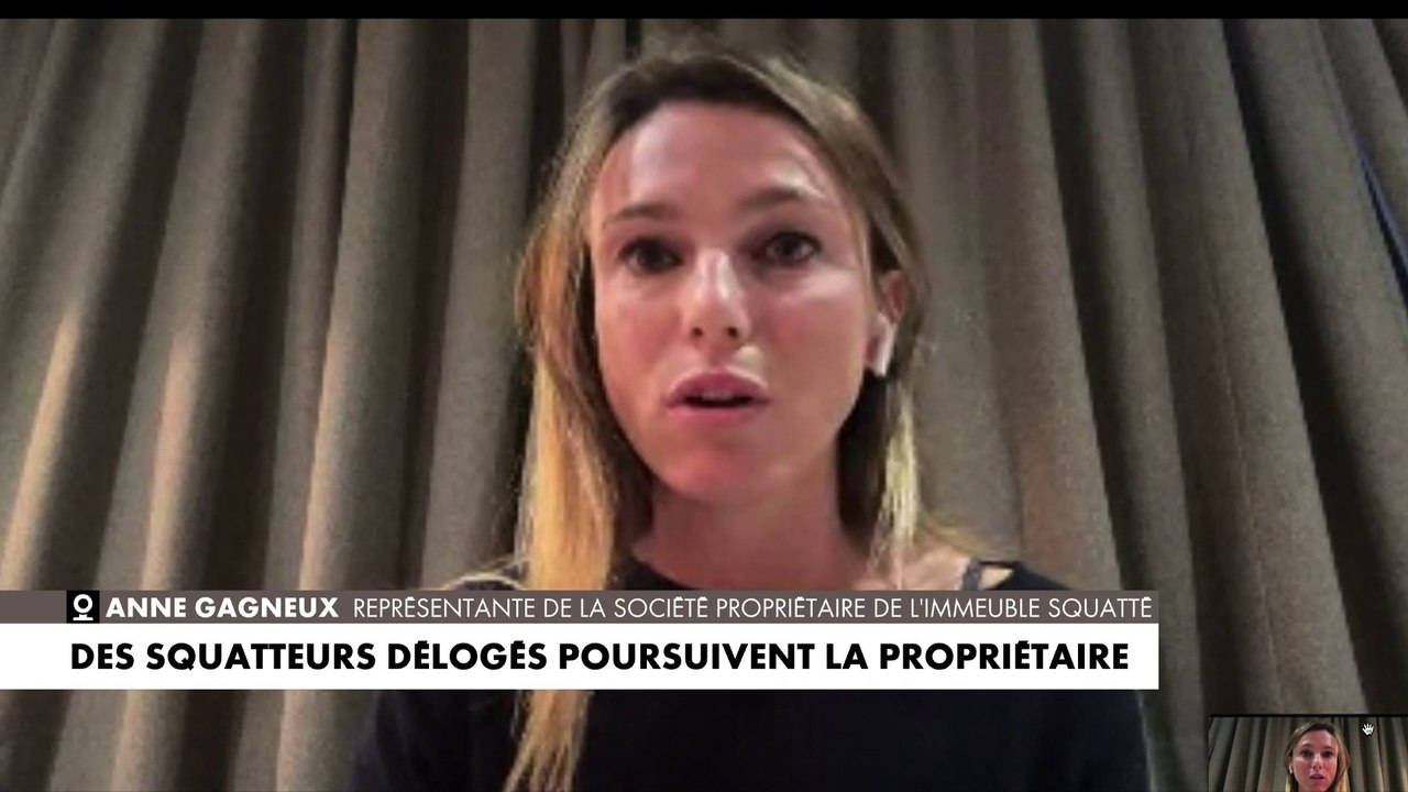 Anne Gagneux : «Ils avaient l'autorisation de rester sur les lieux jusqu'au 31 mars. Ils ont investi les lieux depuis juillet 2021. Cela fait déjà 18 mois qu'ils y sont», à propos des squatteurs d'un immeuble à Lyon