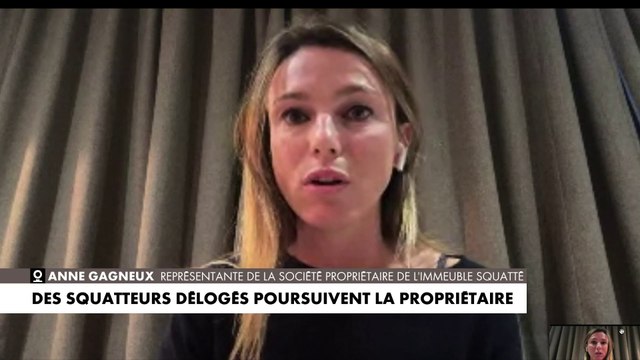 Anne Gagneux : «Ils avaient l'autorisation de rester sur les lieux jusqu'au 31 mars. Ils ont investi les lieux depuis juillet 2021. Cela fait déjà 18 mois qu'ils y sont», à propos des squatteurs d'un immeuble à Lyon