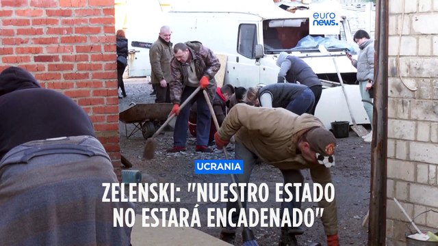 Ucrania| Zelenski tras los bombardeos rusos: Nuestro Estado y nuestra gente no estarán encadenados