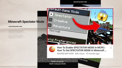 How To Enable SPECTATOR MODE In MCPE | SPECTATOR MODE PE