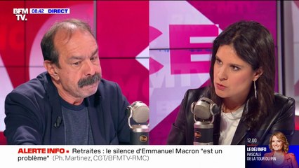 Réforme des retraites: "Si ce texte passait, ça serait mettre en péril la démocratie", estime Philippe Martinez