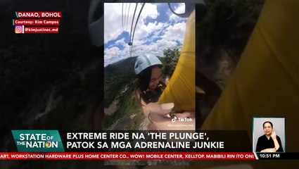 Extreme ride na 'The Plunge', patok sa mga adrenaline junkie | SONA