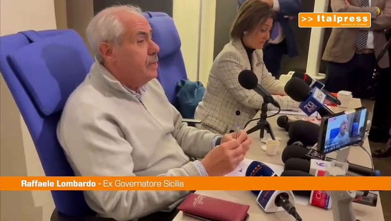 Raffaele Lombardo: «Non mi candido a sindaco di Catania»