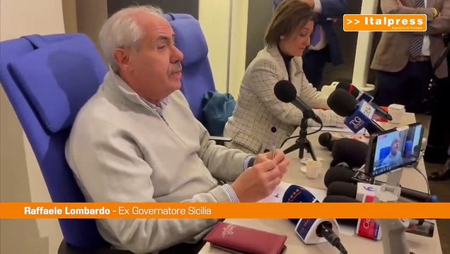 Raffaele Lombardo: «Non mi candido a sindaco di Catania»