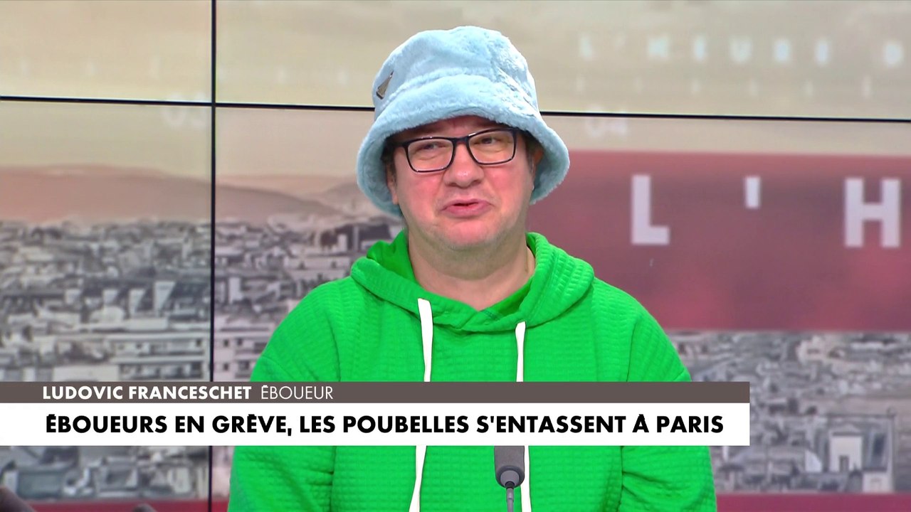 Ludovic Franceschet  : «Avec la réforme des retraites, je partirai à 70 ans. Je ne sais pas comment je vais faire avec le sac et mon balai et ma pince. Il faut savoir que le métier d'éboueur est pénible»