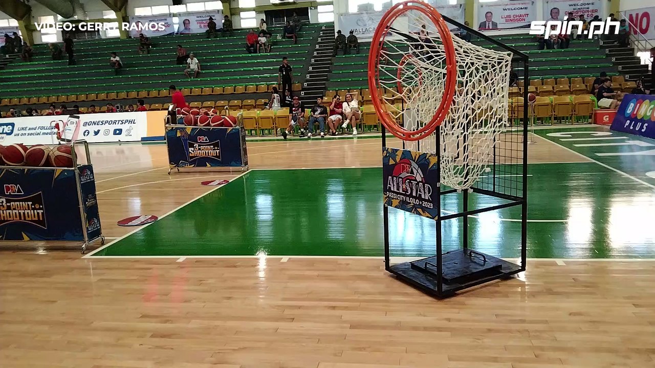 LOOK: Set up for the PBA All-Star skills challenge! 