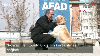 'Poyraz' ve 'Köpük' 8 kişinin kurtarılmasını sağladı