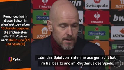 Ten Hag: Fernandes war "der beste Spieler" am Platz