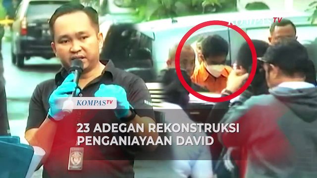 Rekonstruksi Kasus Penganiayaan Mario Dandy Terhadap David