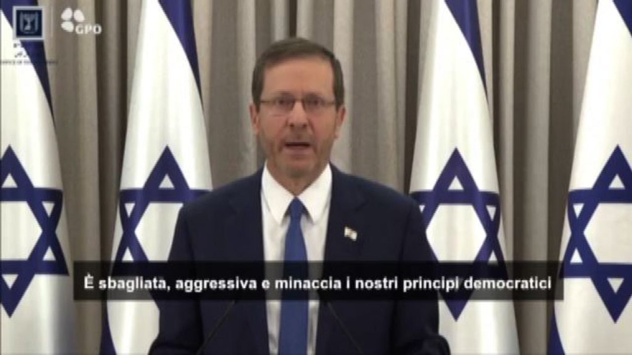 Israele, presidente Herzog boccia riforma giudiziaria del governo