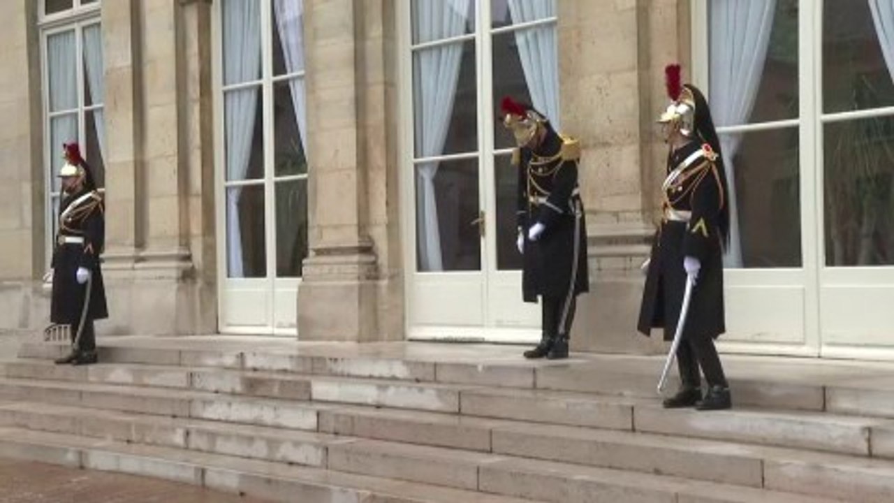 Emmanuel Macron reçoit Rishi Sunak, Premier ministre du Royaume-Uni, à l'occasion du sommet franco-britannique