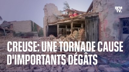 Download Video: Creuse: un tornade provoque d'importants dégâts matériels