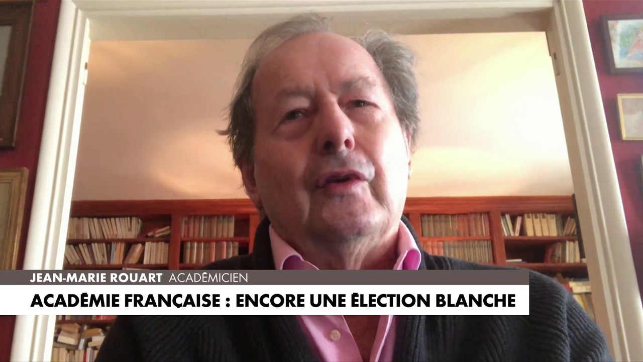 Jean-Marie Rouart :  «L'ensemble de la société française n'est plus du tout littéraire. Et comme l'Académie française représente la société, nous sommes dans une période où il y a une petite crise»