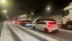 Cars stranded on motorway overnight as M62 at standstill following heavy snow