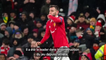 Ligue Europa - ten Hag : "Bruno Fernandes a été le meilleur joueur sur le terrain"
