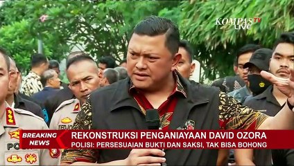 Rekonstruksi Kasus Mario Dandy, Polisi: Ada Alat Bukti, Tersangka Tak Bisa Bohong