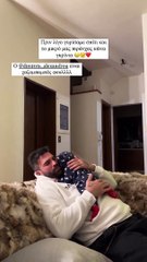 Δημήτρης Αλεξάνδρου: Ξετρελαμένος με τον γιο του! Τα νέα πλάνα με τον «Νουνίτο» στον καναπέ