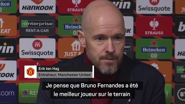 Erik ten Hag : Bruno Fernandes a été le meilleur joueur sur le terrain