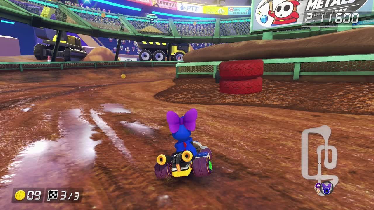 Mario Kart 8 Deluxe (DLC vague 4) - Guide du circuit "GCN Stade Waluigi"