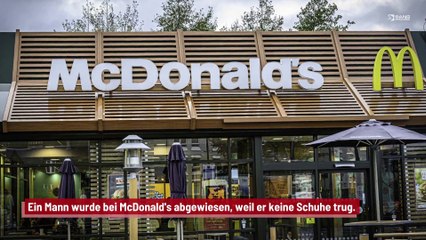 Keine Schuhe, kein McDonald’s!